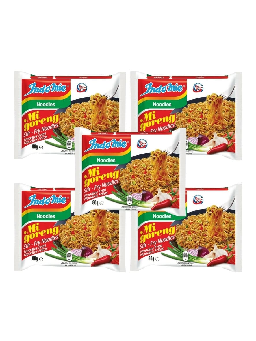 5-Pack Fried Instant Noodles 5 pcs