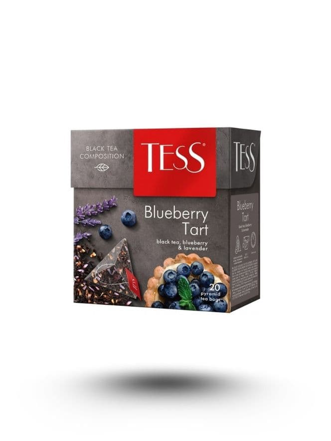 TESS Black Tea with Blueberry & Lavender flavor 20 pcs