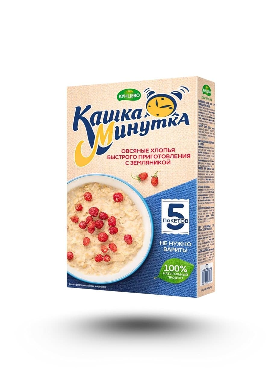 Oatmeal with Wild Strawberry Flavor 215 g