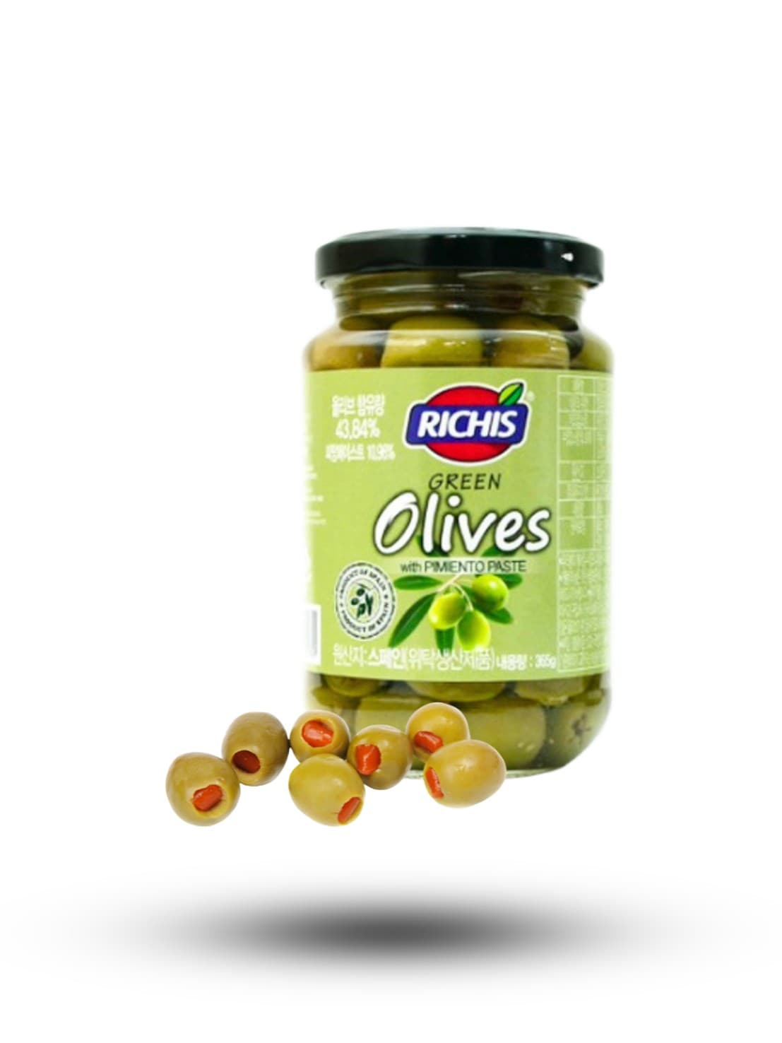 Green Olives With Pimiento 365 g
