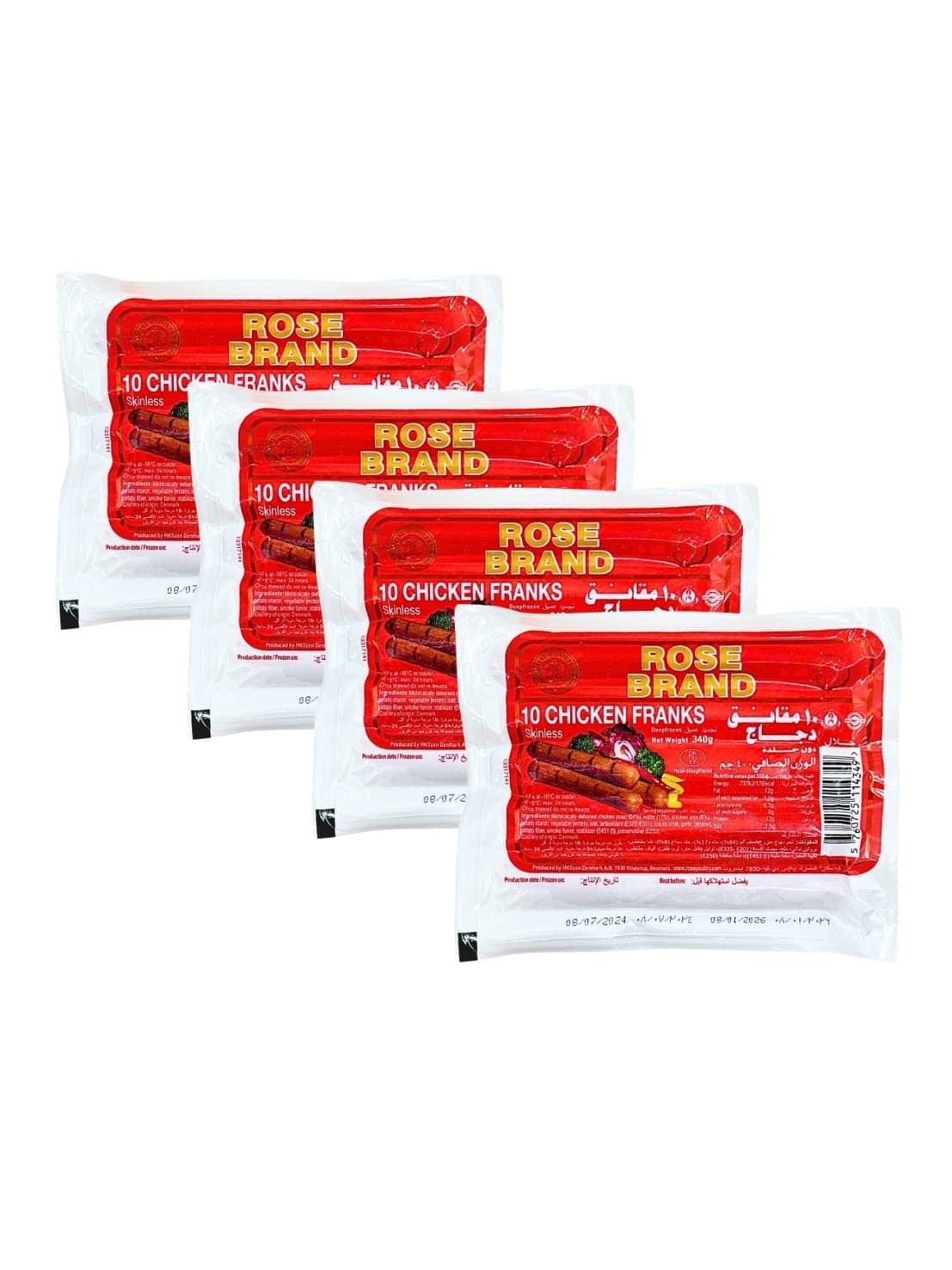 4 pack Rose Chicken Sausages 340 g